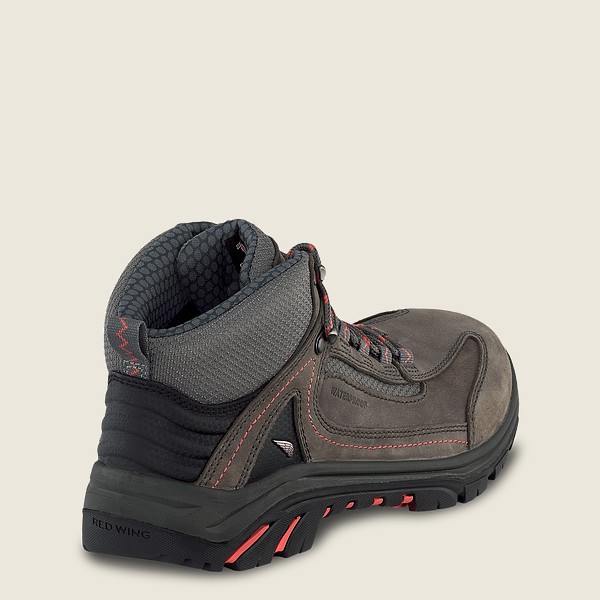 Red Wing Hiking Bot Bayan - Trades - 5-Inch Waterproof Safety Toe - Koyu Gri - 09IXDRQZW